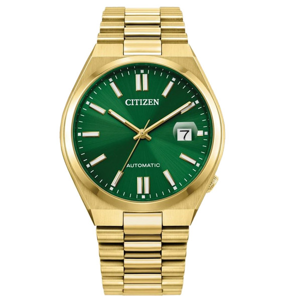 Citizen Tsuyosa Automatic Green Dial Gold-Tone Eco-Drive Watch NJ0152-51X
