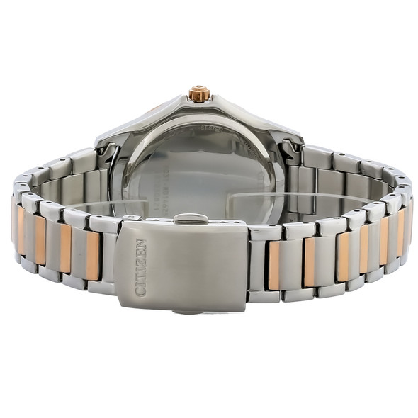 Citizen Eco-Drive Women's Silhouette Crystal Two Tone Watch EM0946-58E