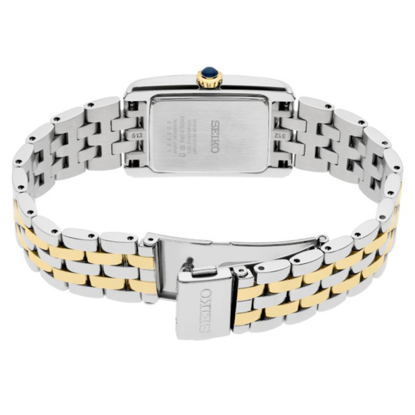 Seiko Essentials Women's Two Tone Silver Dial Quartz Watch SWR093