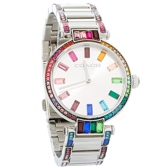 Coach Cary Multi-Colored Women's Stainless Steel Crystal Quartz Watch 14503835
