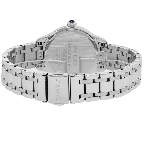 Seiko Diamond Women's Mother-of-Pearl Stainless Steel Quartz Watch SRZ537