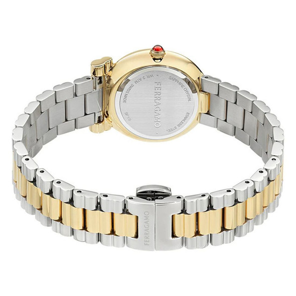 Salvatore Ferragamo Gancini Twisted Women's Silver Dial Quartz Watch SFVB00424