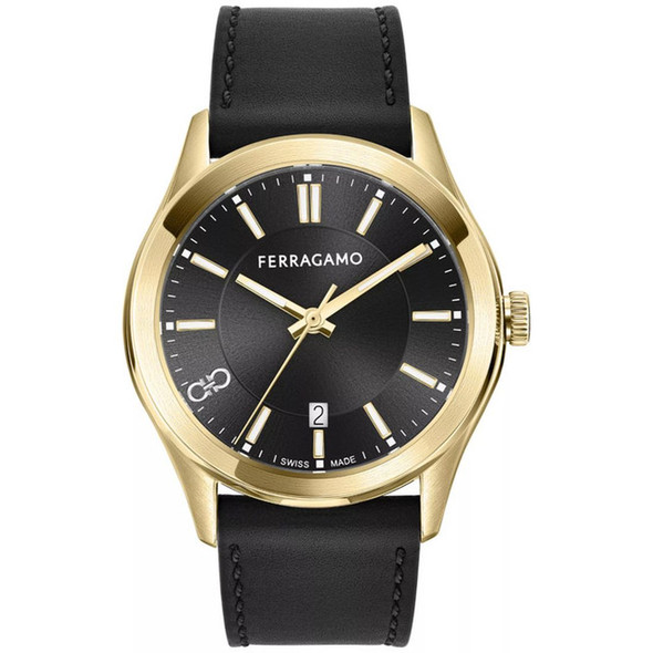 Salvatore Ferragamo Classic Men's Black Dial Quartz Watch SFU500223