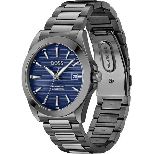Hugo Boss Strike Men's Blue Dial Quartz Watch 1514175