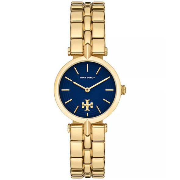 Tory Burch Kira Women's Blue Dial Gold-Tone Quartz Watch TBW2043