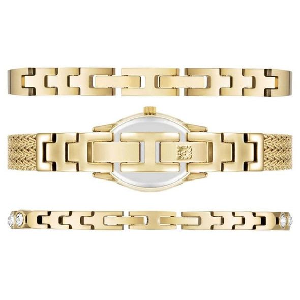 Anne Klein New York Women's Light Champagne Dial Quartz Watch 12/7786GPST