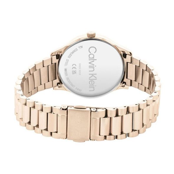 Calvin Klein Iconic Women's Rose Gold Dial Quartz Watch 25200042