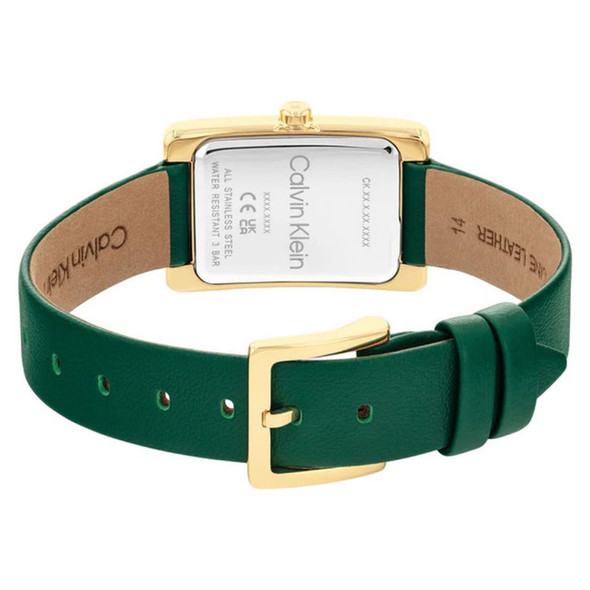 Calvin Klein Styled Women's Gold Dial Quartz Watch 25200397