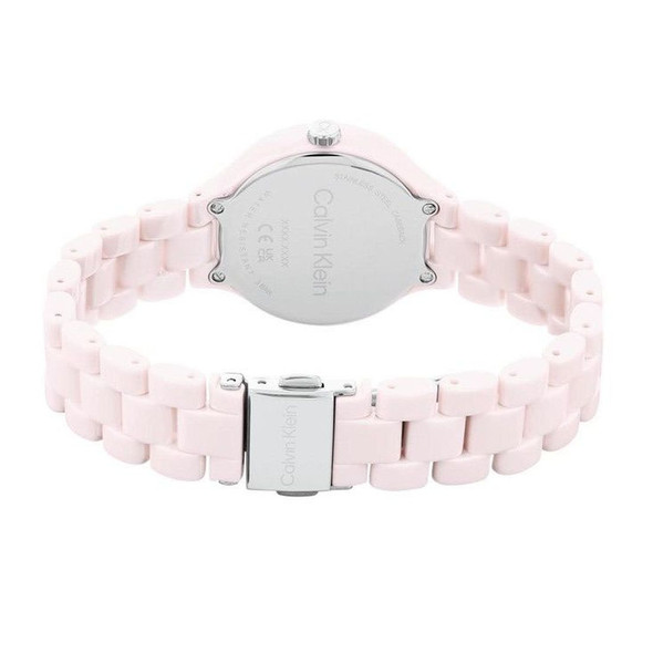 Calvin Klein Linked Women's Pink Dial Quartz Watch 25200077