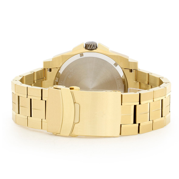 Bulova Precisionist UHF Champlain Men's Gold Plated Quartz Watch 98D156