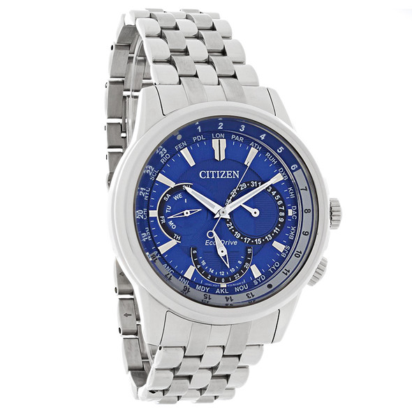 Citizen Eco-Drive Calendrier Men's Calendrier Blue Dial Watch BU2021-51L