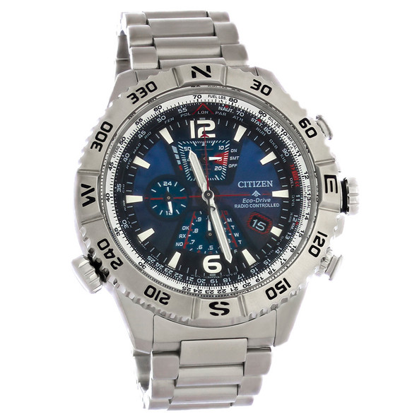 Citizen Eco-Drive A-T Navihawk Men's Stainless Steel Watch AT8220-55L