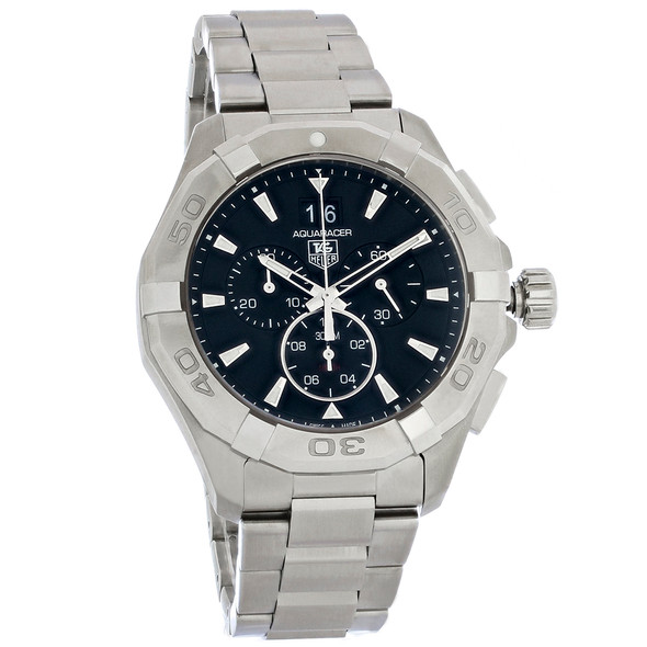 Tag Heuer Aquaracer Men's Black Dial Swiss Chronograph Watch CAY1110.BA0927