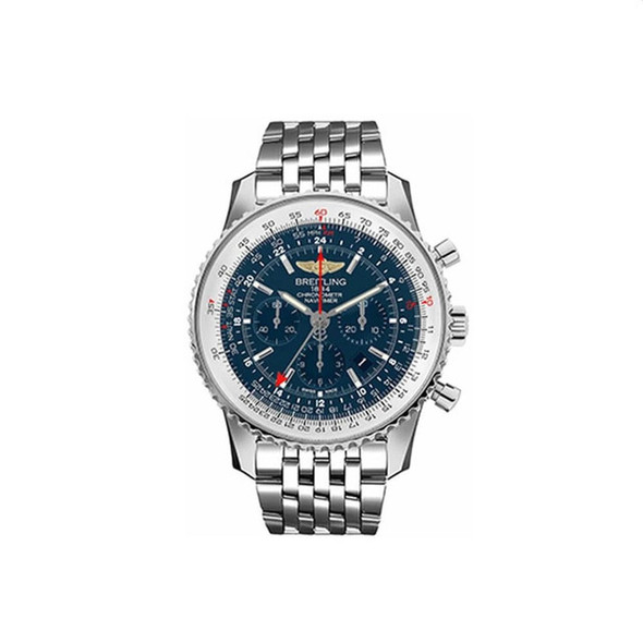 Breitling Navitimer GMT Men's Blue Dial Automatic Watch AB0441A-C937-453A