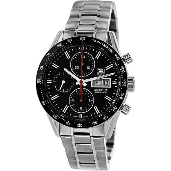 Tag Heuer Carrera Men's Black Dial Automatic Watch CV201AH.BA0725