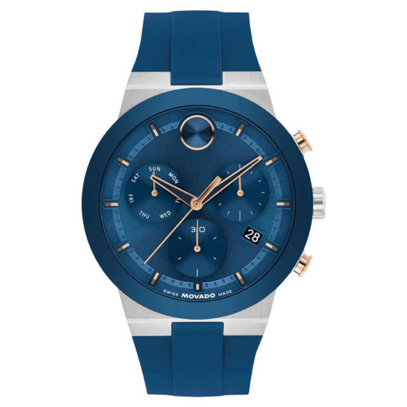 Movado BOLD Fusion Men's Blue Dial Quartz Watch 3601331
