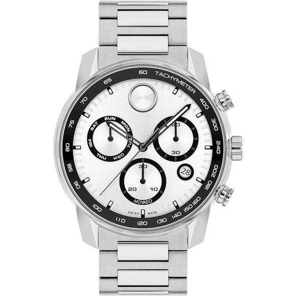 Movado BOLD Verso Men's White Dial Quartz Watch 3600905