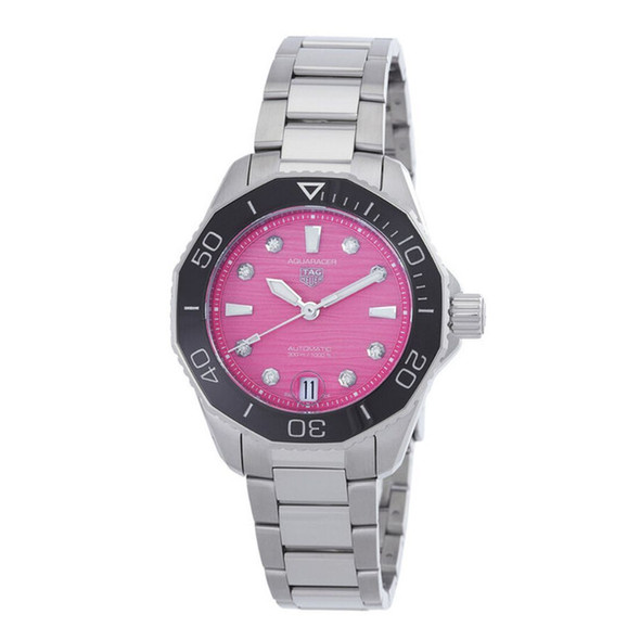 Tag Heuer Aquaracer Women's Pink Dial Automatic Watch WBP231J.BA0618