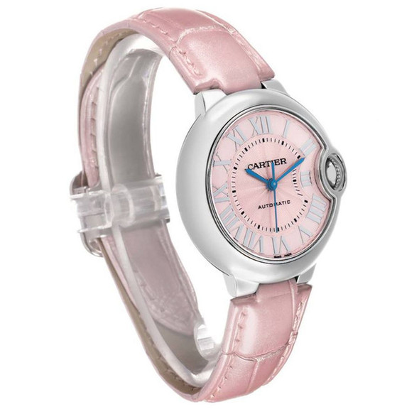 Cartier Ballon Bleu de Cartier Women's Pink Dial Automatic Watch WSBB0002