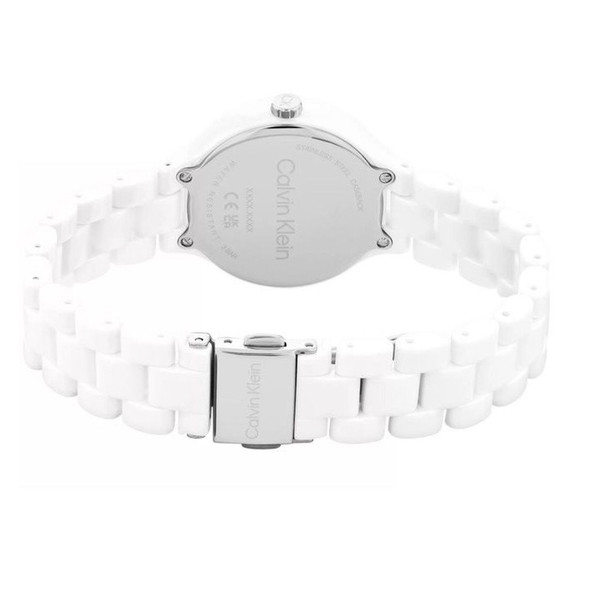 Calvin Klein Linked Women's White Dial Quartz Watch 25200076