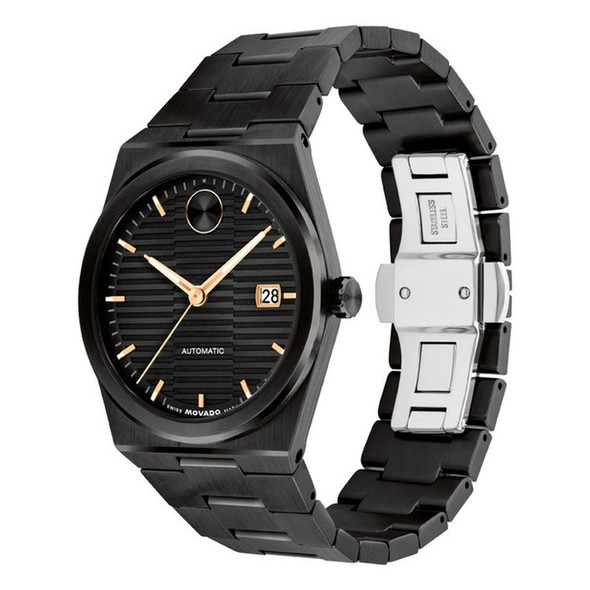 Movado BOLD Quest Men's Black Dial Automatic Watch 3601274
