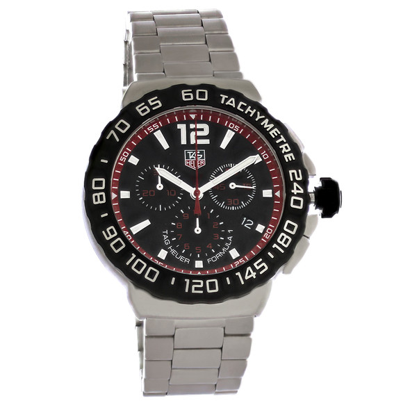 Tag Heuer Formula 1 Men's Black Dial Quartz Chronograph Watch CAU1116.BA0858