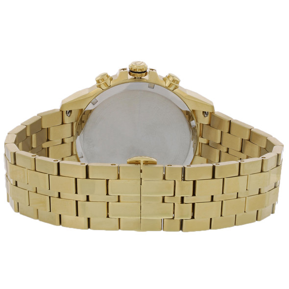 Bulova Classic Men's Chronograph Gold Tone PVD Stainless Quartz Watch 97B217