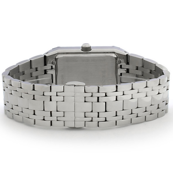 Bulova Quadra Men's Blue Dial Stainless Steel Quartz Watch 96D139