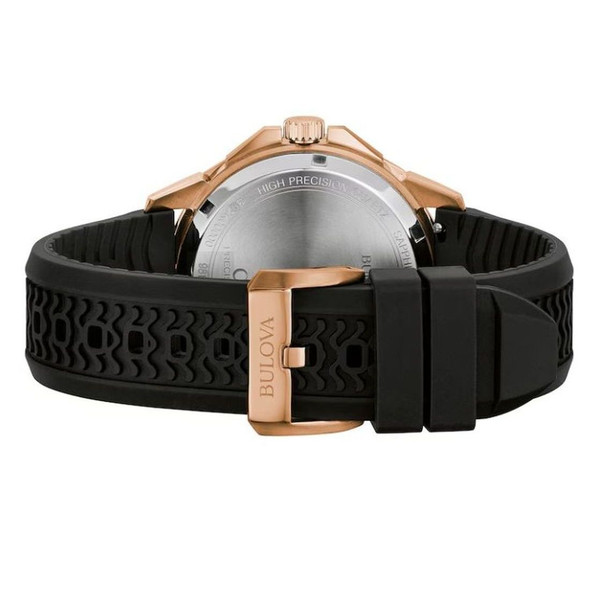 Bulova Marine Star HPQ Precisionist Quartz Brown Dial Men's Watch 98B421