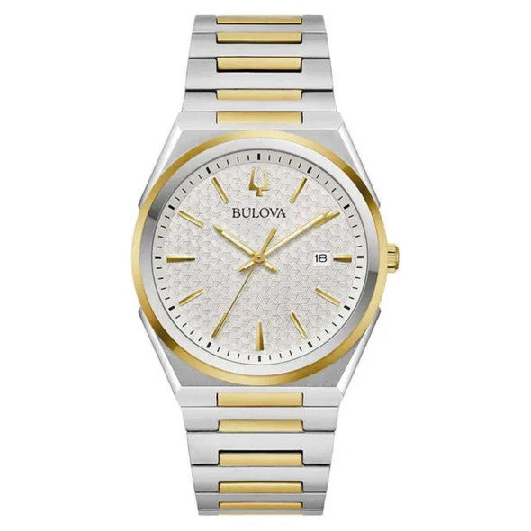 Bulova Classic Two-Tone Stainless Steel Quartz Men's Watch 98B424