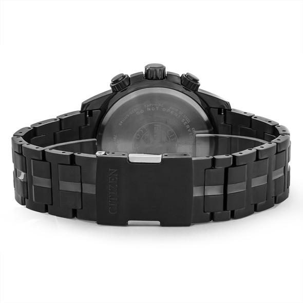 Citizen Eco-Drive Men's A-T Perpetual Calendar Black Stainless Watch AT4127-52H