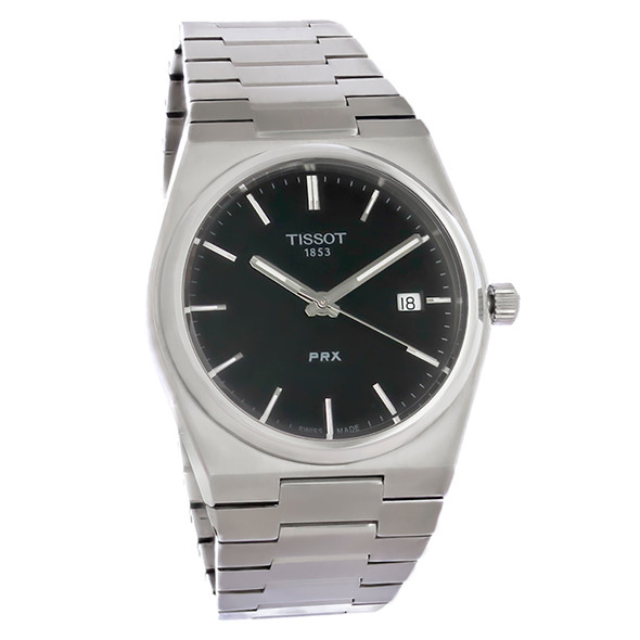 Tissot PRX Men's Stainless Steel Black Dial Quartz Watch T137.410.11.051.00