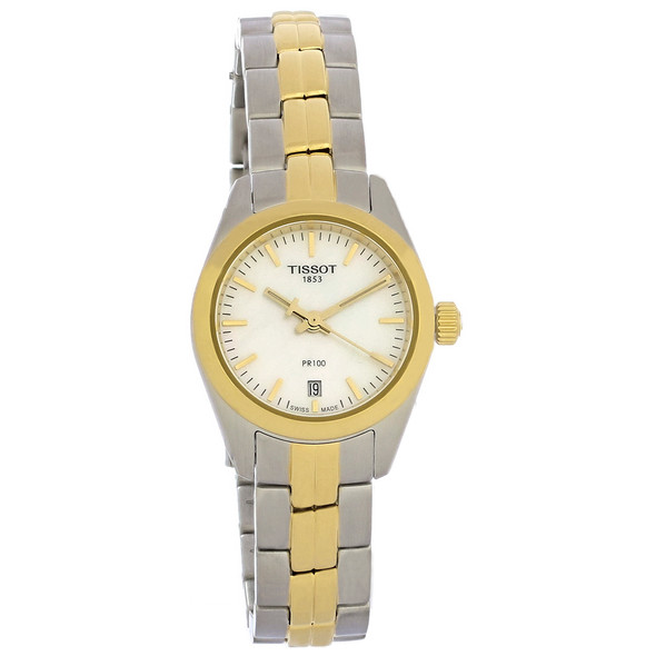Tissot PR 100 Women's Two-Tone Steel Case & Band Quartz Watch T101.010.22.111.00