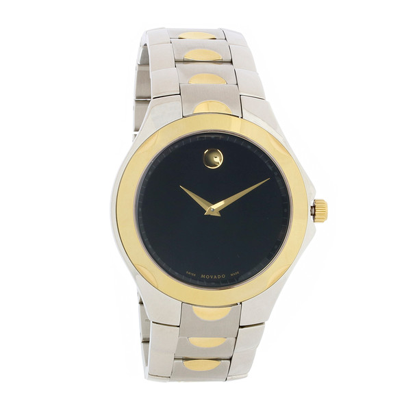 Movado Luno Sport Series Men's Black Two Tone Swiss Quartz Watch 0606906