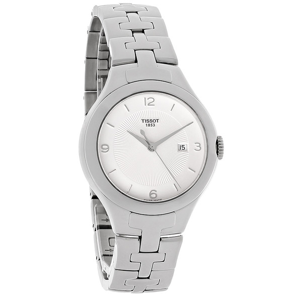 Tissot T-12 Women's White Date Dial Swiss Quartz Watch T082.210.11.037.00