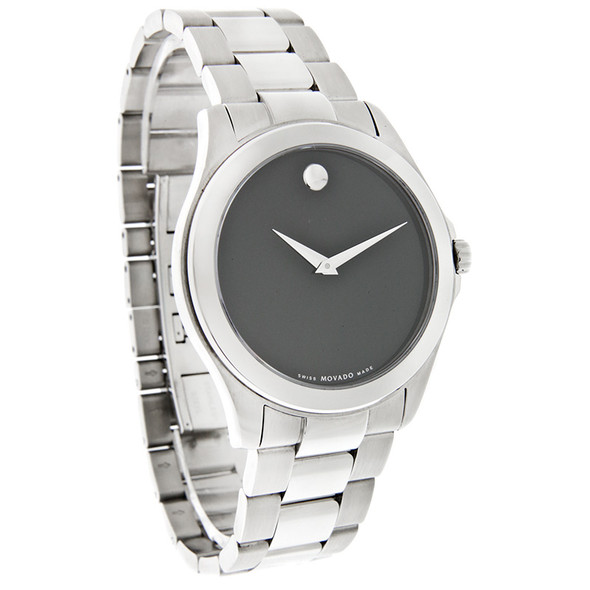 Movado Junior Sport Men's Black Museum Dial Swiss Quartz Watch 0605746