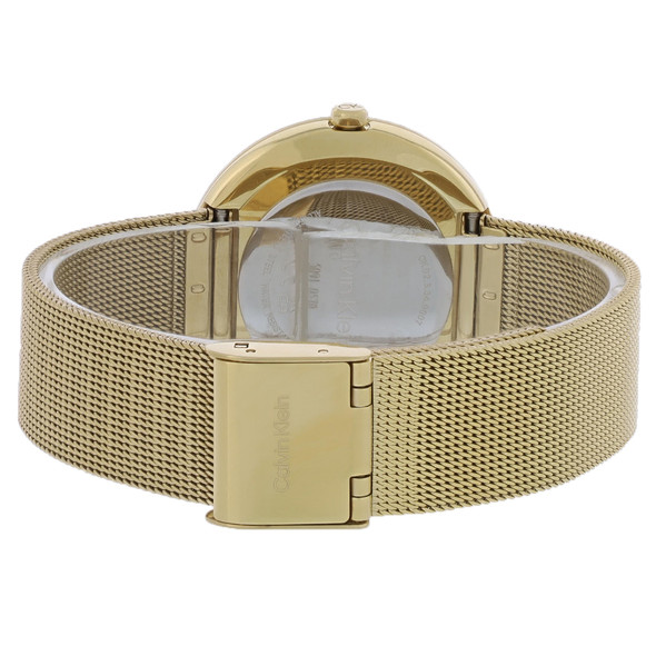 Calvin Klein Twisted Women's Gold PVD Stainless Quartz Watch 25200012