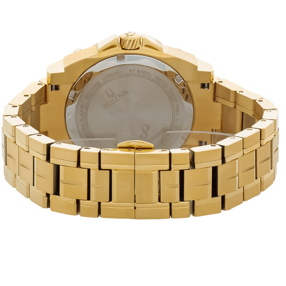Bulova Precisionist Diamond Women's Gold Tone Quartz Watch 98J120