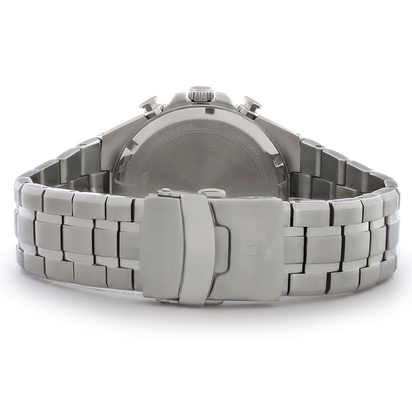 Bulova Sport Men's Diamond Stainless Steel Chronograph Quartz Watch 98D170