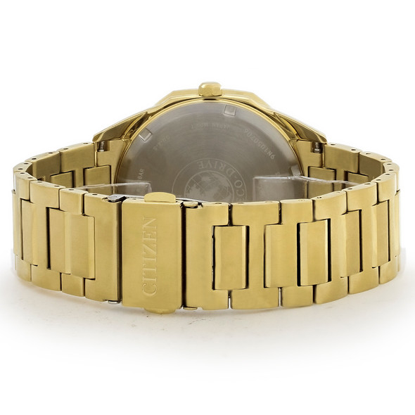 Citizen Eco-Drive Men's Corso Gold Tone Stainless Steel Watch BM7492-57A