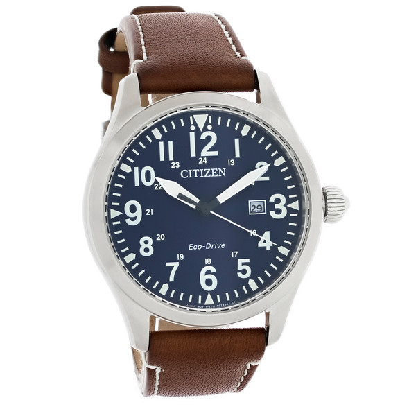 Citizen Eco Drive Chandler Military Stainless Steel Men's BM6838-17L