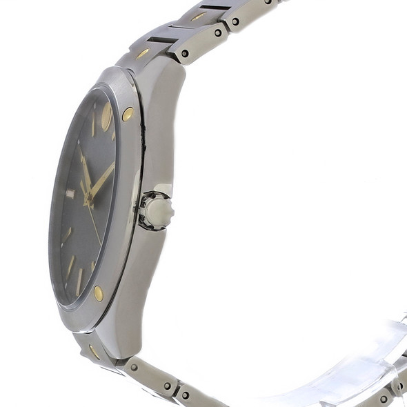 Movado S.E. Series Grey Dial 2-Tone Stainless Steel Men's Quartz Watch 0607514