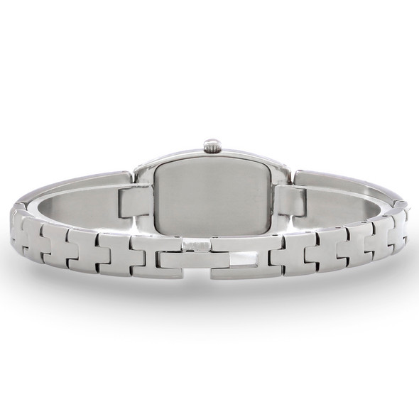 Bulova Women's Stainless Pave Crystal Dial, Bezel & Band Quartz Watch 96L235