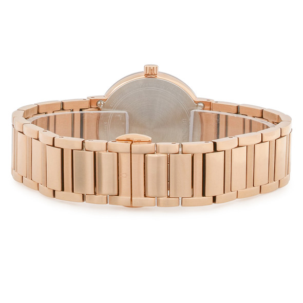Bulova Futuro Women's Diamond Rose Gold Tone Plated Steel Quartz Watch 97P132