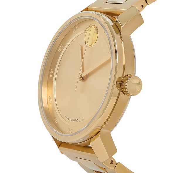 Movado Bold Access Men's Gold Tone Stainless Steel Quartz Watch 3600912