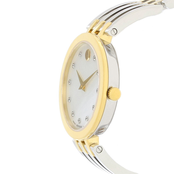 Movado Esperanza Diamond MOP Dial Women's Swiss Quartz Watch 0607305