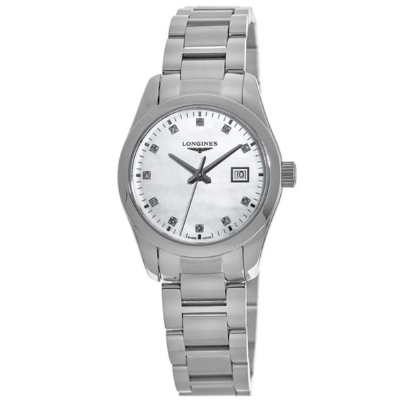 Longines Conquest Classic. Women's MOP Dial Quartz Watch L2.286.4.87.6