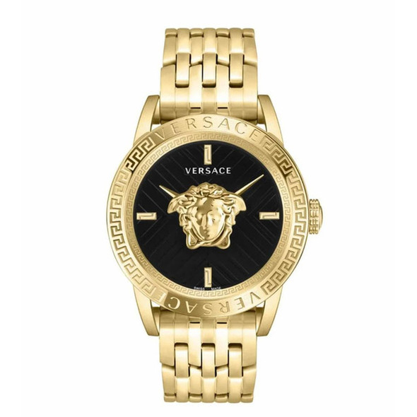 Versace V-Code Men's Black Dial Quartz Watch VESN00922