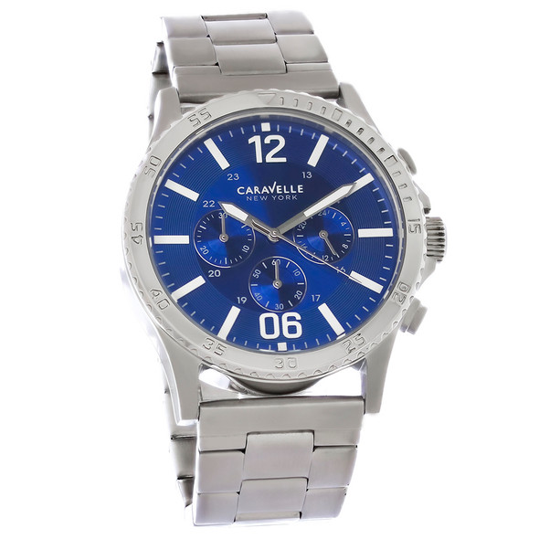 Caravelle by Bulova Men's Stainless Steel Chronograph Quartz Watch 43A116