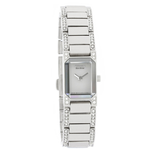 Citizen Eco-Drive Women's Ciena Crystal White Dial Watch EG2770-52A
